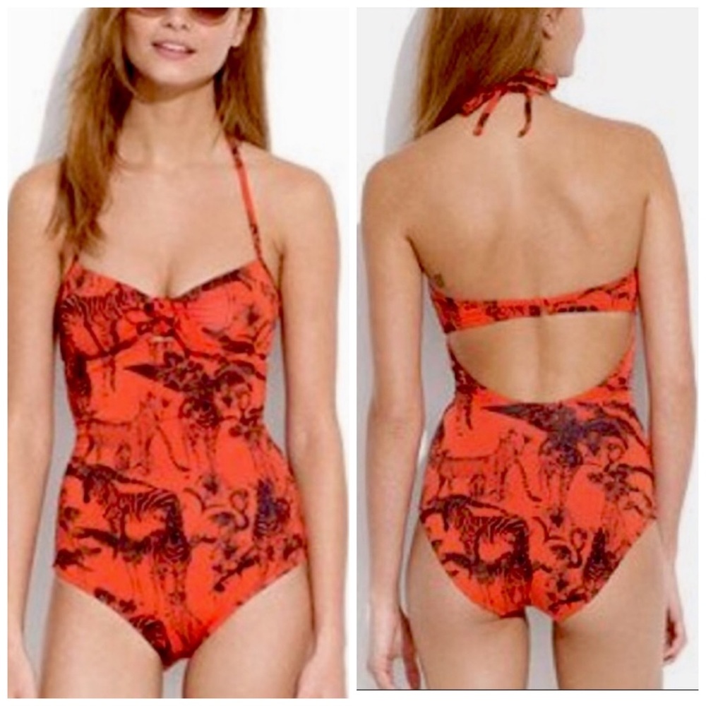 Madewell Safari Sketch bathing suit. Size 8.